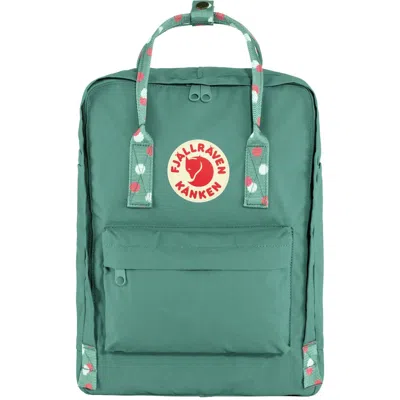 Shop Fjall Raven Unisex Kanken Backpack In Frost Green-confetti Pattern