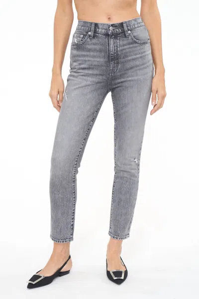 Shop Pistola Kate High Rise Slim Straight Jean In Whittier Wash In Grey
