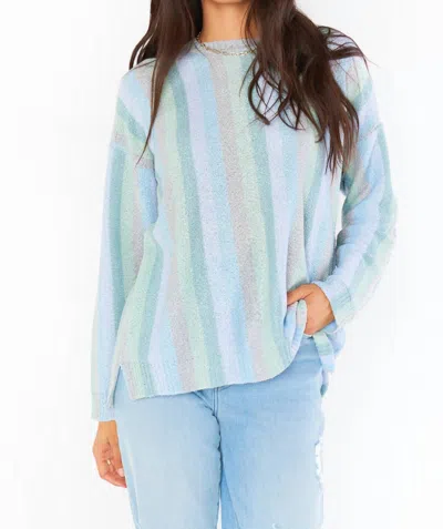 Shop Show Me Your Mumu Atlas Sweater In True Blue Stripe