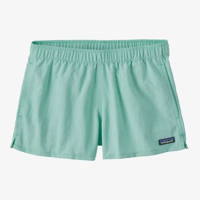 Shop Patagonia W Barely Baggies Shorts In Early Teal In Blue