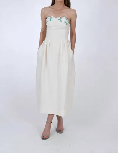 Shop Fanm Mon Lorr Dress In Ivory In White