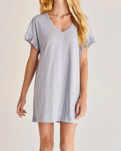 Shop Z Supply Janelle Slub Mini Dress In Lavender Ash In Grey
