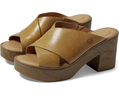 Shop Born Women's Pavia Clog In Yellow In Brown
