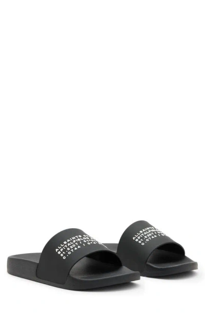 Shop Allsaints Renegade Slide Sandal In Black