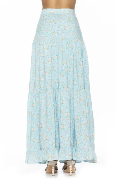 Alexia Admor Halima Maxi Skirt In Halogen Floral