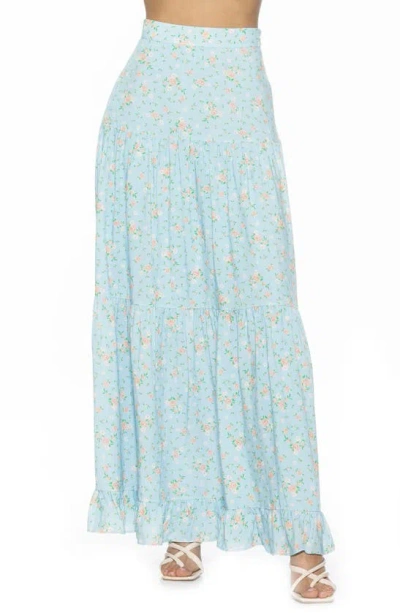 Alexia Admor Halima Maxi Skirt In Halogen Floral
