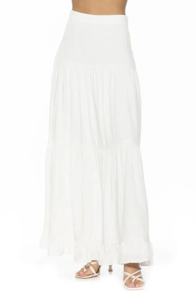 Shop Alexia Admor Halima Maxi Skirt In Ivory