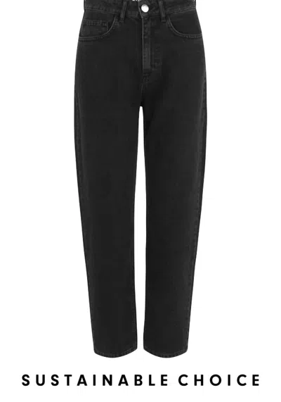 Shop Just Female Stormy Jeans In Black/ Grey