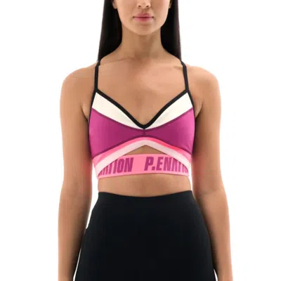 Shop P.e Nation Overland Sports Bra In Baton Rouge Purm In Pink