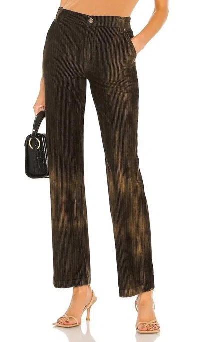 Shop Free People Straight Cords Pants In Chava In Brown