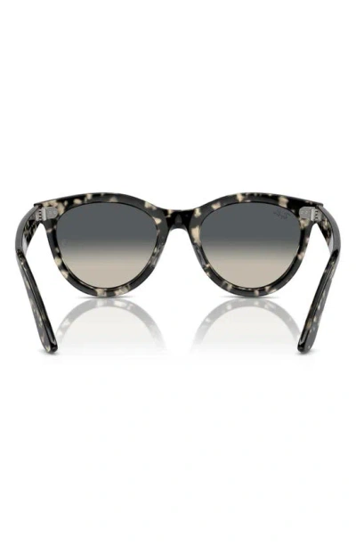 Ray Ban Way Wayfarer 51mm Oval Sunglasses In Gunmetal Tort