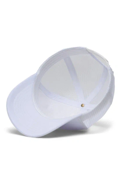 Herschel Supply Co Whaler Mesh Trucker Hat In White
