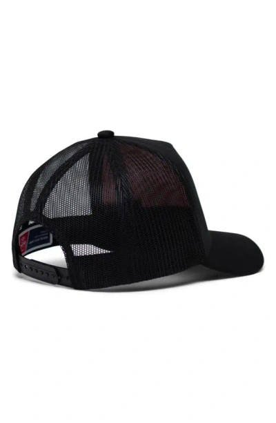 Herschel Supply Co Whaler Mesh Trucker Hat In Black
