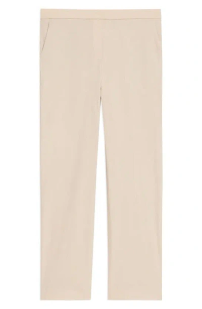 Shop Theory Pull-on Crop Pants In Straw