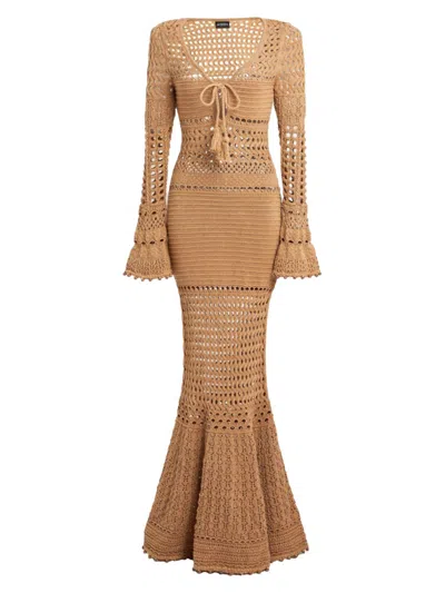 Shop Retroféte Women's Sereno Dress In Metallic Bronze