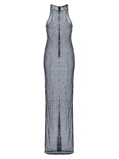 Shop Retroféte Women's Brandy Dress In Black Silver