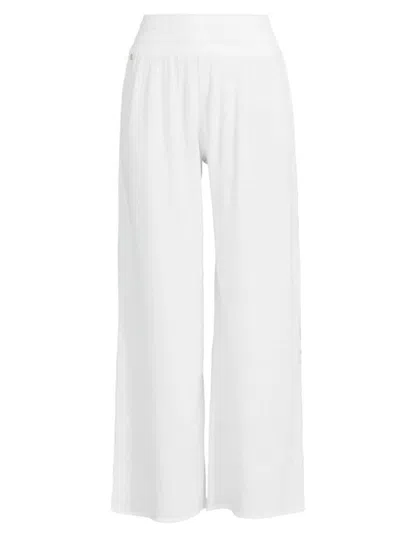 Shop Lilly Pulitzer Women's Enzo Cotton Pants In Resort White