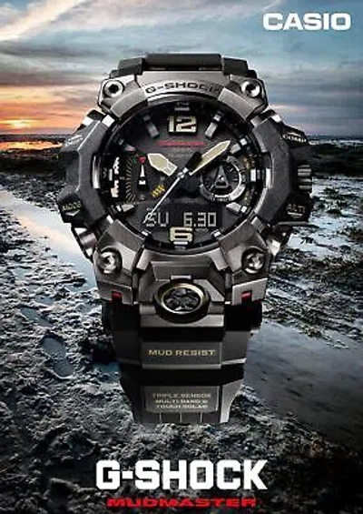 Pre-owned Casio G-shock Mudmaster Gwg-b1000-1a4jf, Analog Digital, Japan Fast Ship