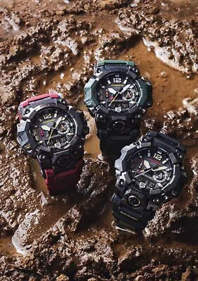Pre-owned Casio G-shock Mudmaster Gwg-b1000-1a4jf, Analog Digital, Japan Fast Ship