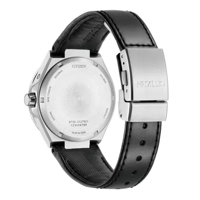 Pre-owned Citizen Attesa Bu0060-09h Eco-drive Triple Calendar Moon Data Titanium Men Watch
