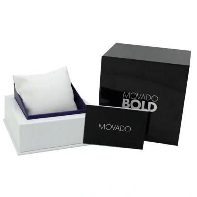 Pre-owned Movado Bold Men's Stainless Steel 44 Mm Chronograph Swiss Watch 3600276