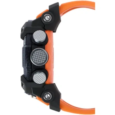 Pre-owned G-shock Casio Men's Watch  Mudmaster Orange Resin Strap Analog-digital Ggb100-1a9