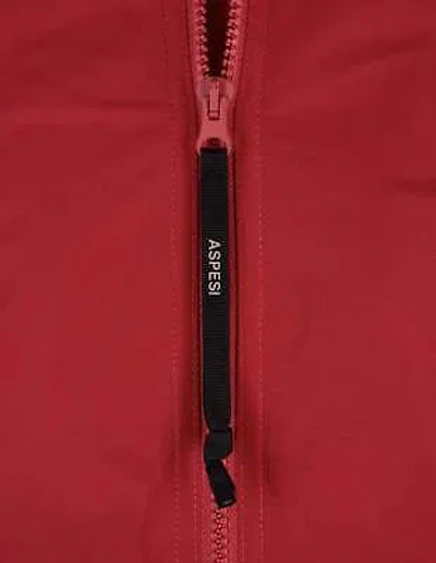 Pre-owned Aspesi Stringa Jacket In Red Taffeta S