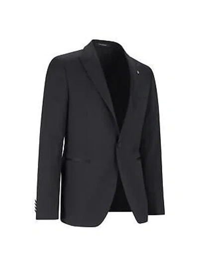 Pre-owned Tagliatore Suit 48 It In Black