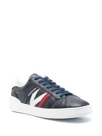 Pre-owned Moncler Navy Blue Monaco M Sneakers