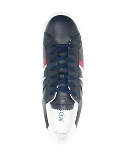 Pre-owned Moncler Navy Blue Monaco M Sneakers