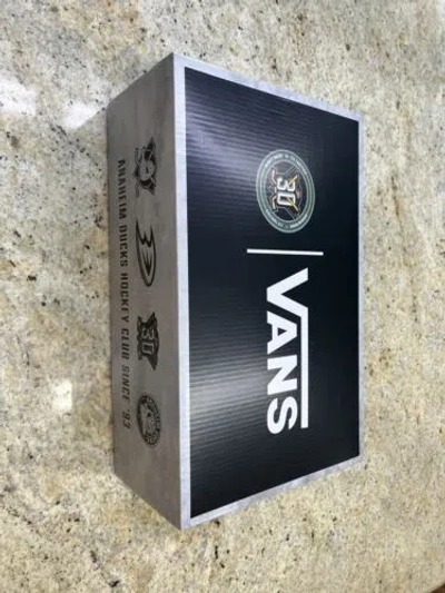 Pre-owned Vans X Anaheim Ducks Collab Nhl In Hand - Ready To Ship Black 30th Anniversary