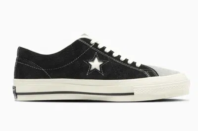 Pre-owned Converse 35200610 Soma  One Star J Vtg Suede Timeline Black Grey (men's)