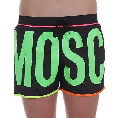 Pre-owned Moschino Swim Logo Swim Shorts In Black