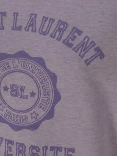 Pre-owned Saint Laurent Sweatshirt In Purple