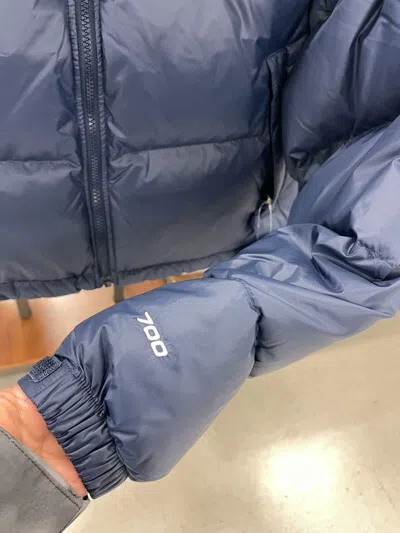 Pre-owned The North Face Womens  1996 Retro Short Nuptse Jacket -700 Down/ Summit Navy