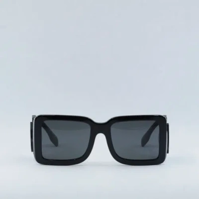 Pre-owned Burberry Be4406u 409387 Black/dark Gray 55-20-140 Sunglasses