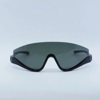 Pre-owned Gucci Gg1650s 001 Shiny Black/grey 99-1-110 Sunglasses In Gray