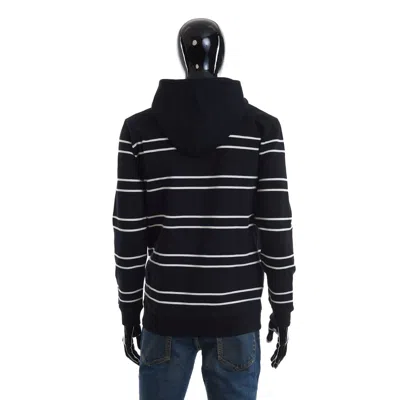 Pre-owned Saint Laurent 1250$ Black  Striped Hoodie