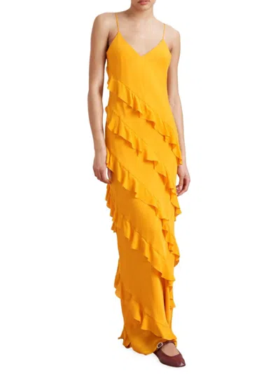 Shop La Ligne Women's Gio Dress In Marigold