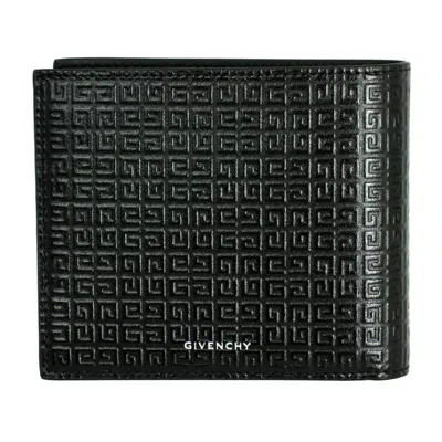 GIVENCHY Pre-owned Brand  Mens Black Leather Bifold Wallet Bk608nk1lq 001