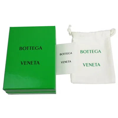 BOTTEGA VENETA Pre-owned Brand  Cassete Intrecciato Gray Leather Bifold Wallet 649603