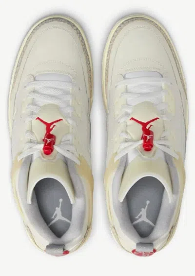 Pre-owned Jordan Nike Air  Spizike Low Coconut Milk Fq1759-100 Mens Basketball Shoes