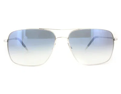 Pre-owned Oliver Peoples Brand 2024  Sunglasses Ov 1150s 50363f Clifton Sun Authentic S In Blue