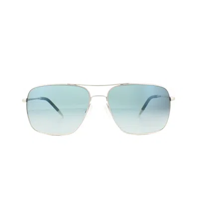 Pre-owned Oliver Peoples Brand 2024  Sunglasses Ov 1150s 50363f Clifton Sun Authentic S In Blue