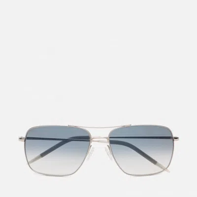 Pre-owned Oliver Peoples Brand 2024  Sunglasses Ov 1150s 50363f Clifton Sun Authentic S In Blue