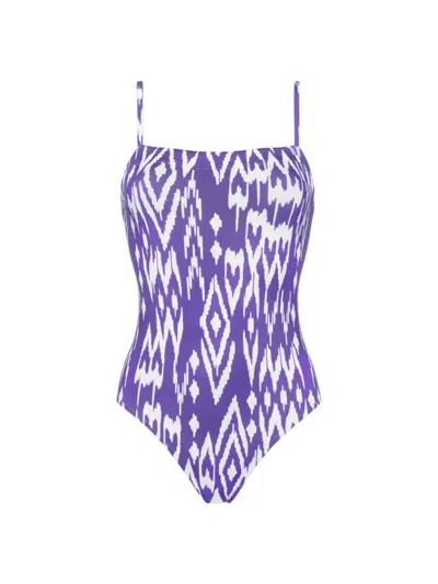 Shop Eres Women's Cloud Ikat One-piece Swimsuit In Imprime Wind Flashy