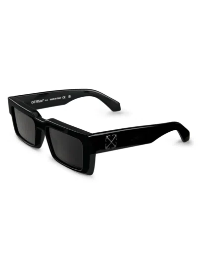 Shop Off-white Men's 50mm Moberly Sunglasses In Black Dark Grey