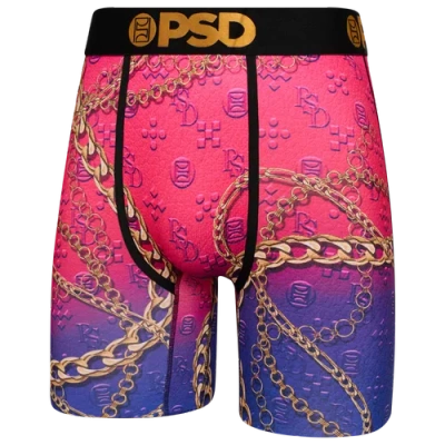 Shop Psd Mens  Bright Luxe Underwear In Gold/pink/purple