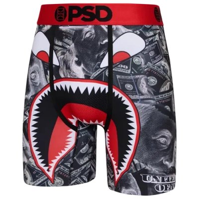 Shop Psd Mens  Warface Money Shreds Underwear In Red/white/black
