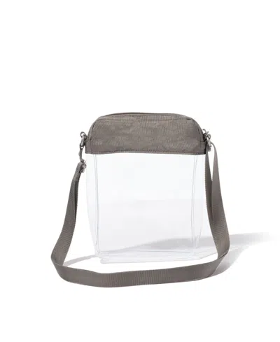 Baggallini Clear Stadium Explorer Crossbody In French Navy